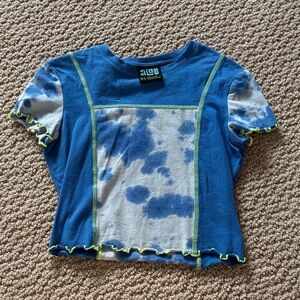ALAB Tie Dye Crop Tee